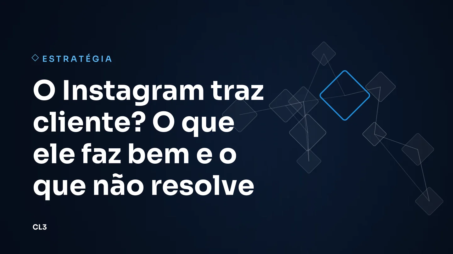 Capa do artigo: O Instagram traz cliente? O que ele faz bem e o que não resolve
